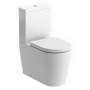 Signature Nazca Rimless Comfort Height Close Coupled Toilet with Push Button Cistern - Soft Close Seat