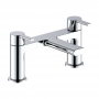 Signature Onyx Bath Filler Tap Pillar Mounted - Chrome