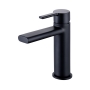 Signature Onyx Basin Mixer Tap Single Handle - Matt Black