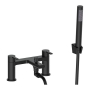 Signature Onyx Bath Shower Mixer Tap with Shower Kit - Matt Black