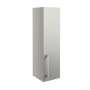 Signature Oslo Wall Hung 1-Door Storage Unit 200mm Wide - Light Grey Gloss