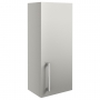 Signature Oslo Wall Hung 1-Door Storage Unit 300mm Wide - Light Grey Gloss