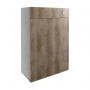 Signature Oslo Back to Wall WC Toilet Unit 600mm Wide - Nebraska Oak