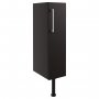 Signature Oslo Floor Standing 1-Door Toilet Roll Storage Unit 200mm Wide - Matt Graphite Grey