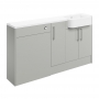 Signature Oslo RH 3-Door Combination Unit with Basin 1542mm Wide - Light Grey Gloss