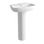 Signature Poseidon Basin and Full Pedestal 600mm Wide - 1 Tap Hole
