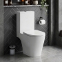 Signature Poseidon Rimless Comfort Height Open Back Close Coupled Toilet (inc Soft Close Seat)