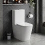 Signature Poseidon Rimless Fully Back to Wall Close Coupled Toilet (inc Soft Close Seat)
