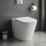 Signature Poseidon Rimless Back to Wall Toilet (inc Soft Close Seat)