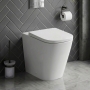 Signature Poseidon Rimless Comfort Height Back to Wall Toilet (inc Soft Close Seat)