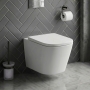 Signature Poseidon Rimless Wall Hung Toilet (inc Soft Close Seat)