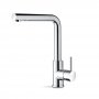 Prima+ Riace Single Lever L-Shaped Kitchen Sink Mixer Tap - Chrome