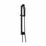 Signature Reflex Square Shower Slide Rail Kit with Single Function Handset - Matt Black