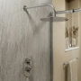 Signature Reflex Thermostatic Dual Concealed Mixer Shower with Fixed Shower Head - Chrome