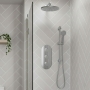 Signature Reflex Thermostatic Triple Concealed Mixer Shower with Shower Kit + Fixed Shower Head - Chrome