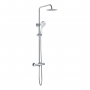 Signature Momentum Thermostatic Bar Mixer Shower with Shower Kit and Fixed Head - Chrome