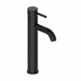 Signature Sail Mono Tall Basin Mixer Tap Single Handle - Matt Black