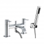 Signature Sector Bath Shower Mixer Tap with Shower Kit - Chrome