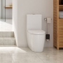 Signature Select Fully Shrouded Close Coupled Toilet with Push Button Cistern - Soft Close Seat