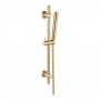 Signature Round Slide Rail Shower Kit - Brushed Brass