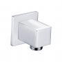 Signature Square Wall Outlet Elbow - Stainless Steel