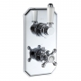 Signature Traditional Thermostatic 1 Outlet Concealed Shower Valve Dual Handle - Chrome