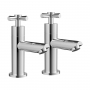 Signature Scope Bath Taps Pair - Chrome