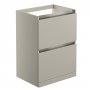Signature Stockholm 600mm 2-Drawer Floor Standing Countertop Vanity Unit