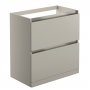 Signature Stockholm 800mm 2-Drawer Floor Standing Countertop Vanity Unit