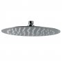 Vema Tiber Round Shower Head 250mm Diameter - Stainless Steel