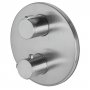 Vema Tiber Thermostatic 2 Outlet Concealed Shower Valve Dual Handle - Stainless Steel