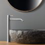 Vema Tiber Tall Basin Mixer Tap Single Handle - Stainless Steel