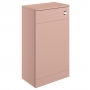 Signature Umea Back to Wall WC Toilet Unit 500mm Wide - Matt Antique Rose