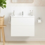 Signature Umea 600mm 2-Drawer Wall Hung Vanity Unit