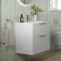 Signature Umea 800mm 2-Drawer Wall Hung Vanity Unit