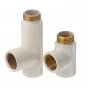 S4H Dual Fuel Tee Piece, 50mm, White