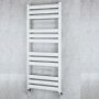 S4H Tallis Straight Heated Ladder Towel Rail 1060mm H x 600mm W - White