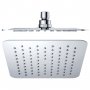 Delphi Ultraslim Square Fixed Shower Head 200mm x 200mm - Chrome