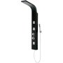 Delphi Spinnaker Thermostatic Shower Tower Wall Mounted - Black
