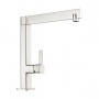 The 1810 Company 1810XXX Single Lever Kitchen Sink Mixer Tap - Brushed Steel