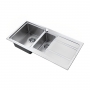 The 1810 Company Bordouno 150i 1.5 Bowl Kitchen Sink - Left Handed