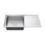The 1810 Company Bordouno 100i 1 Bowl Kitchen Sink - Left Handed