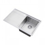 The 1810 Company Bordouno 800i 1 Bowl Kitchen Sink - Right Handed