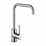 The 1810 Company Cascata Square Spout Kitchen Sink Mixer Tap - Chrome