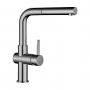 The 1810 Company Davanti Kitchen Sink Mixer Tap with Pull-Out Spray - Brushed Steel