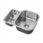 The 1810 Company Etroduo 589/450U 1.5 Bowl Undermount Kitchen Sink - Right Handed