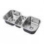 The 1810 Company Etrotrio 960/450U 3.0 Bowl Undermount Kitchen Sink - Stainless Steel