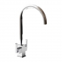 The 1810 Company Ruscello Square Body Kitchen Sink Mixer Tap - Chrome