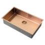 The 1810 Company Zenuno15 700U 1.0 Bowl Undermount Kitchen Sink - Copper