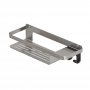 Tiger Caddy Shower Basket with Towel Hook 320mm - Brushed Stainless Steel